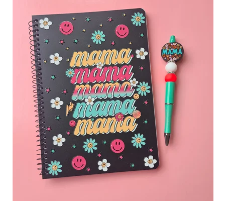 Colourful Mama Notebook and Pen Bundle