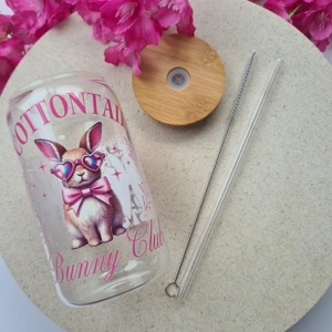 Cottontail Bunny Club Glass Cup