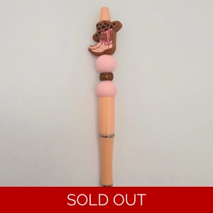 Cowgirl Silicone Bead Pen