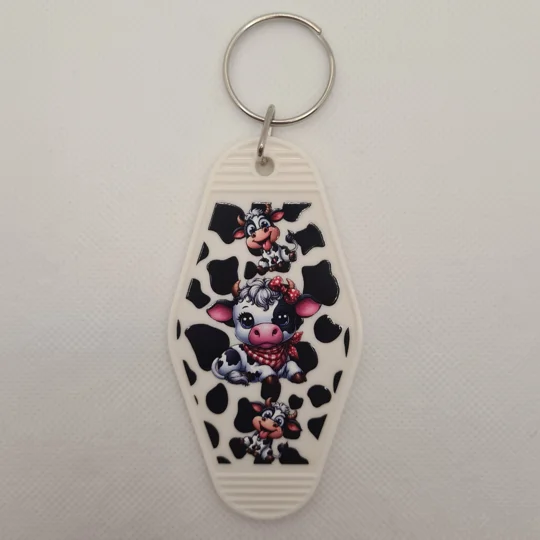 Cow Keychain