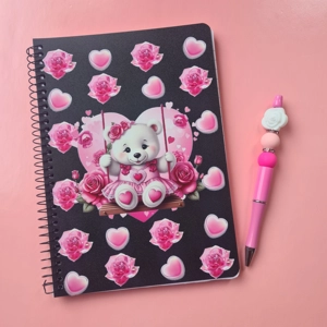 Cute Bear Notebook and Pen Bundle
