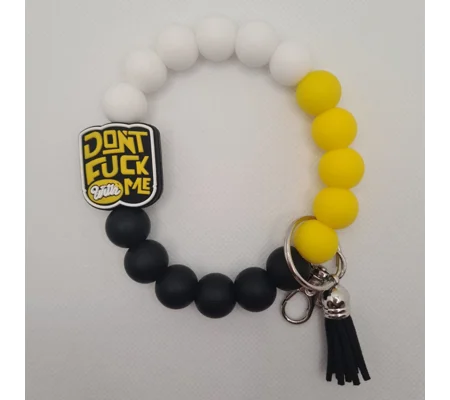 Don't Fuck With Me Silicone Bead Wristlet