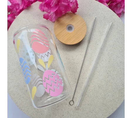Easter Egg Glass Cup
