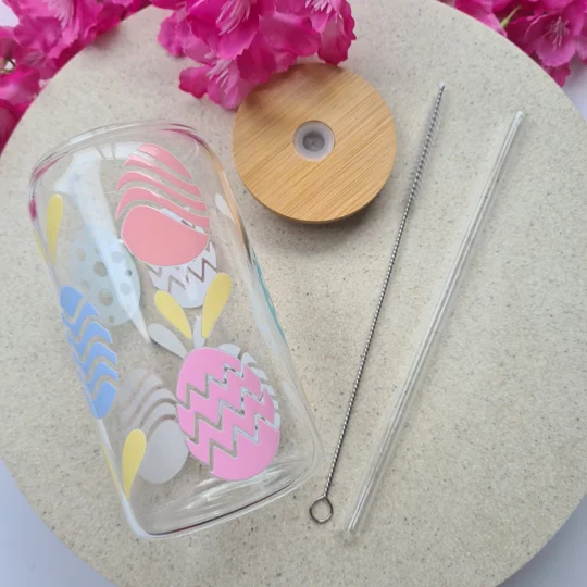 Easter Egg Glass Cup