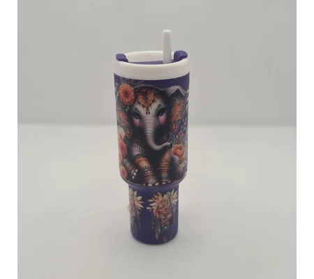Elephant Mini Tumbler Keychain