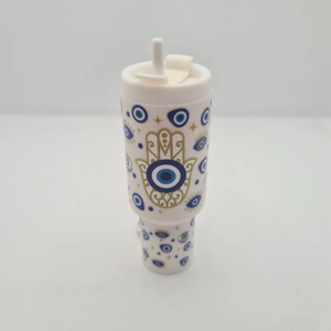 Evil Eye Mini Tumbler Keychain