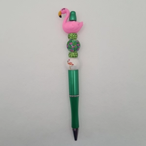 Flamingo Silicone Bead Pen