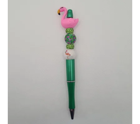 Flamingo Silicone Bead Pen
