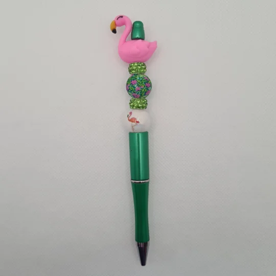 Flamingo Silicone Bead Pen