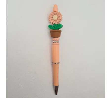 Flowerpot Silicone Bead Pen