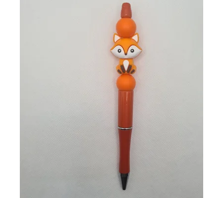 Fox Silicone Bead Pen
