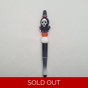 Ghostface Silicone Bead Pen