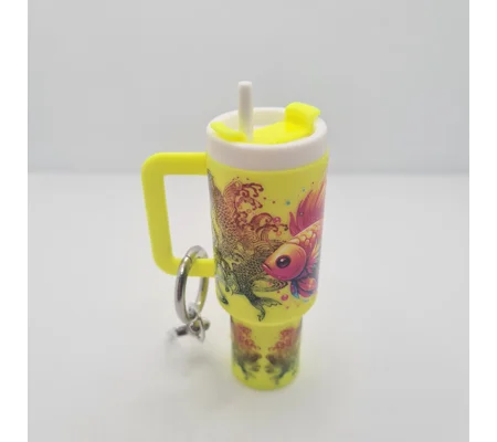 Goldfish Mini Tumbler Keychain