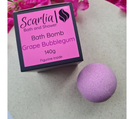 Grape Bubblegum Bath Bomb 140g