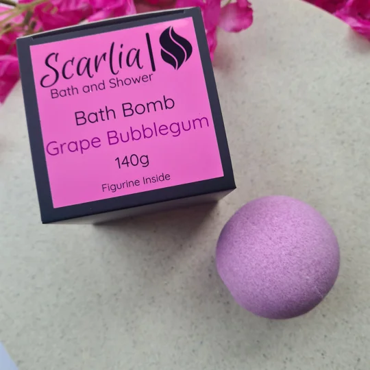 Grape Bubblegum Bath Bomb 140g