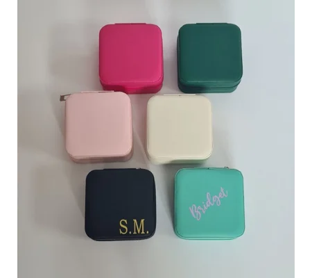 Personalised Portable Jewellery Boxes