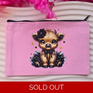 Highland Cow Pencil Case