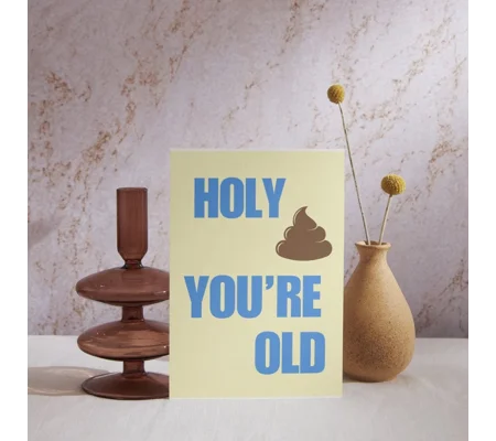 Holy Shit You're Old Greeting Card