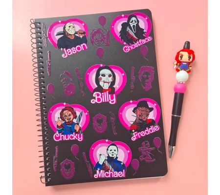 Horror Hearts Notebook and Pen Bundle