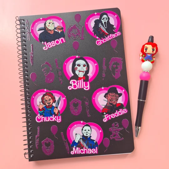 Horror Hearts Notebook and Pen Bundle