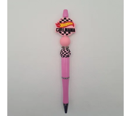 Hot Mess Girl Mama Silicone Bead Pen