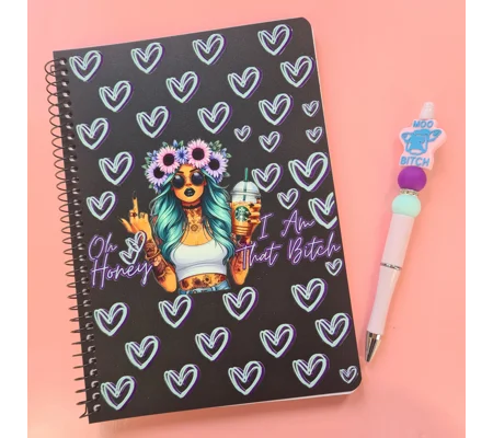 I Am That Bitch Notebook and Pen Bundle