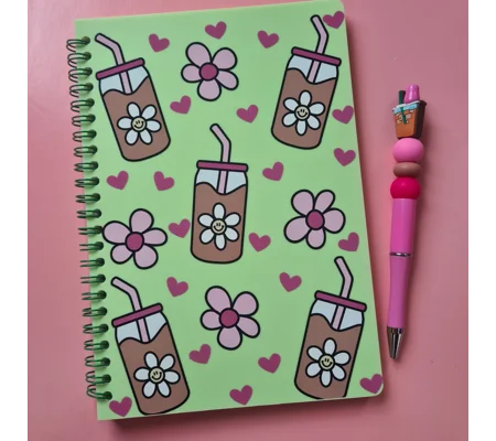 Iced Coffee Notebook and Pen Bundle