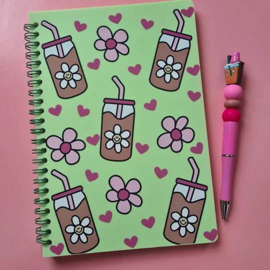 Iced Coffee Notebook and Pen Bundle