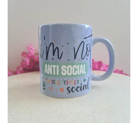 I’m Not Anti-Social Mug