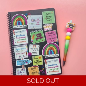 Inspirational Notebook and Pen Bundle