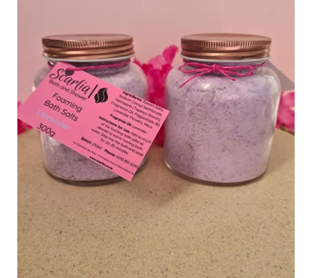 Lavender Foaming Bath Salts 300g