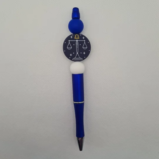 Libra Star Sign Silicone Bead Pen