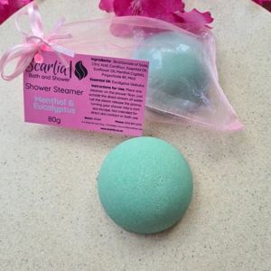 Menthol and Eucalyptus Shower Steamer 80g