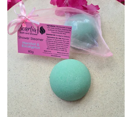Menthol and Eucalyptus Shower Steamer 80g