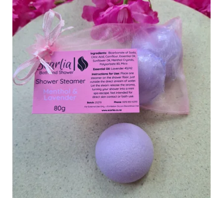 Menthol and Lavender Shower Steamers 80g