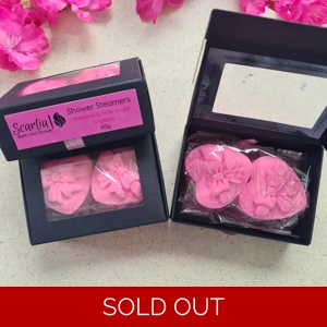 Menthol & Pink Sugar Crystals Shower Steamers 80g