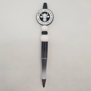 Moo Bitch Silicone Bead Pen
