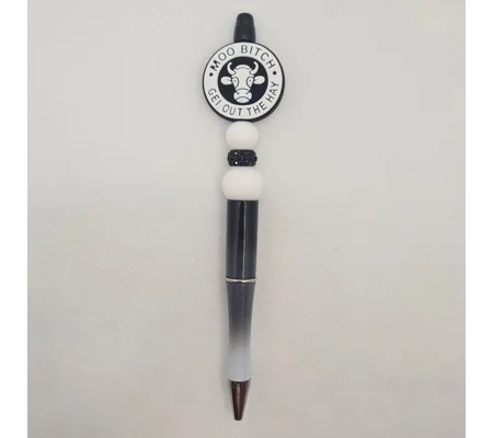 Moo Bitch Silicone Bead Pen