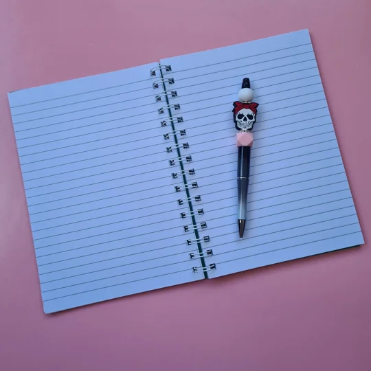 Overcaffeinated and Dead Inside Notebook and Pen Bundle