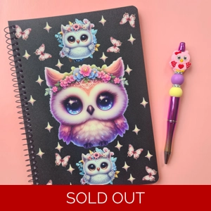 Owl Notebook and Pen Bundle
