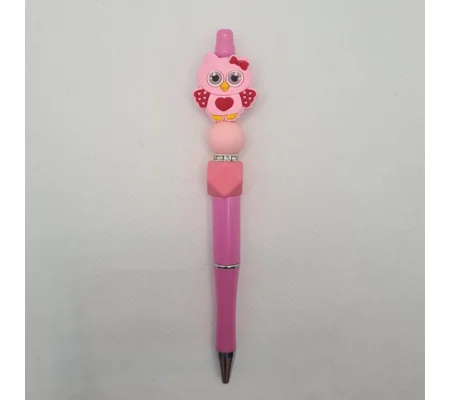 Owl Silicone Bead Pen