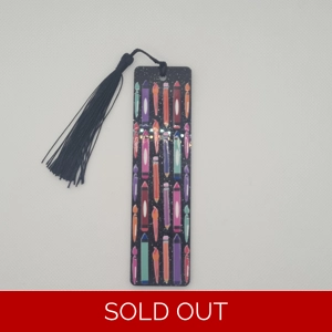 Paintbrushes and Crayons Bookmark