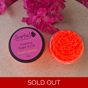 Peach Nectar Foaming Sugar Scrub 85g