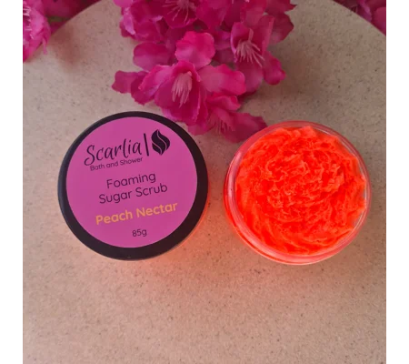 Peach Nectar Foaming Sugar Scrub 85g