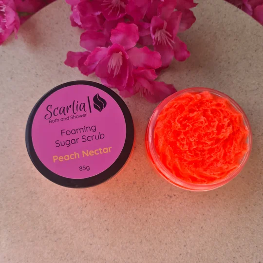 Peach Nectar Foaming Sugar Scrub 85g
