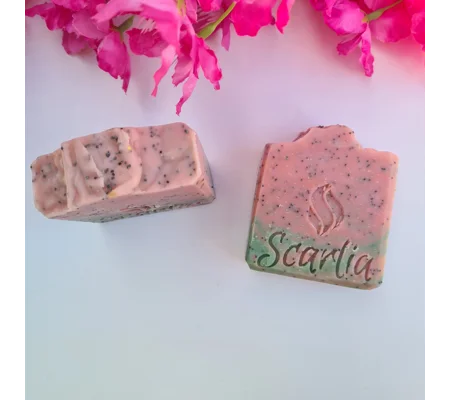 Pink Grapefruit and Mint Soap Bar 128g