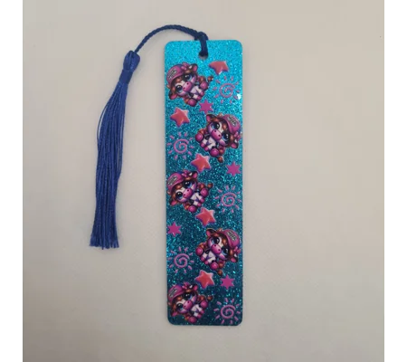 Pink Highland Cows Bookmark