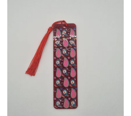 Pink Leaves Bookmark