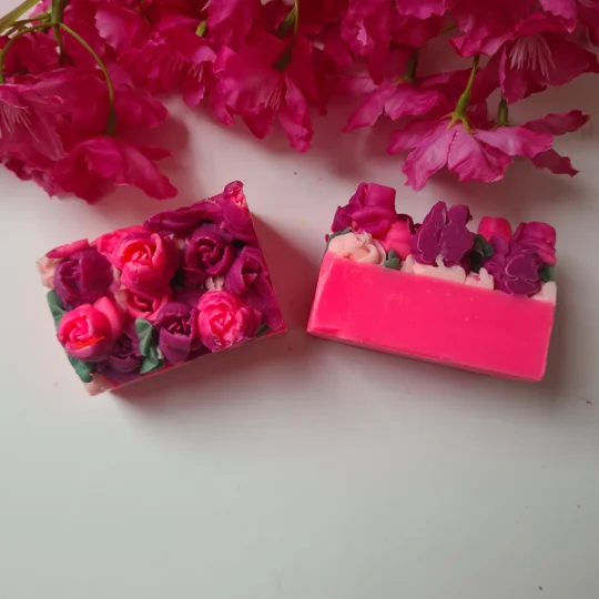 Pink Peony Soap Bar 160g