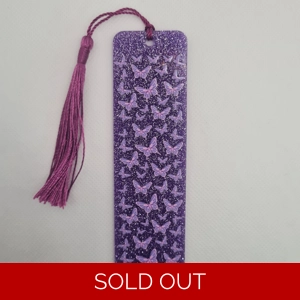 Purple Butterflies Bookmark